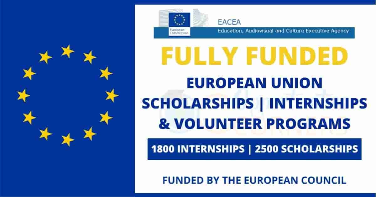 List of European Union Scholarships, Internships and Volunteer Programs