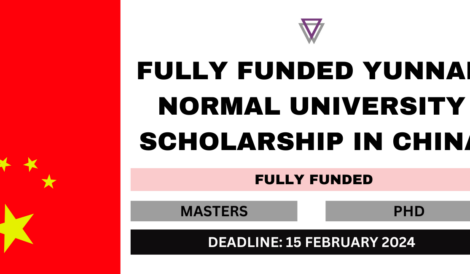 Fully Funded Yunnan Normal University Scholarship in China