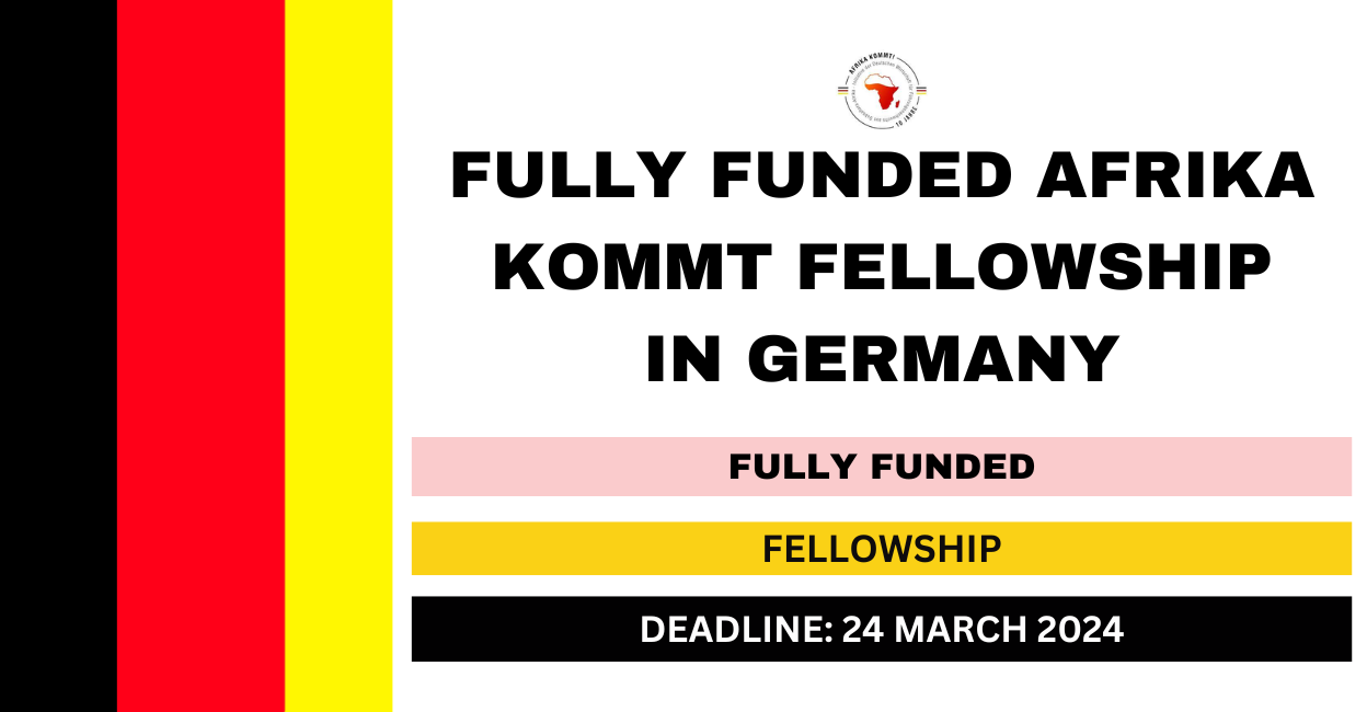 Fully Funded AFRIKA KOMMT Fellowship in Germany